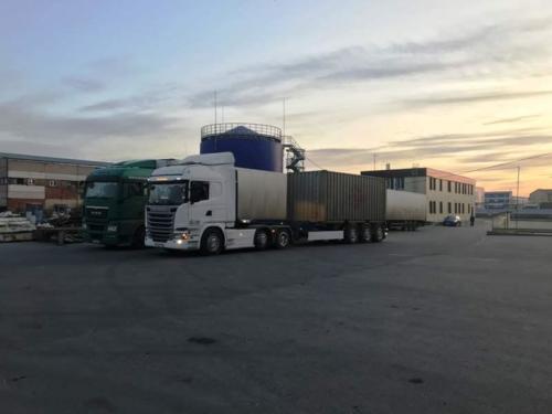 Выгрузка паркета Kastamonu