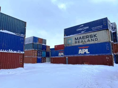 Терминал СТТ зимой
